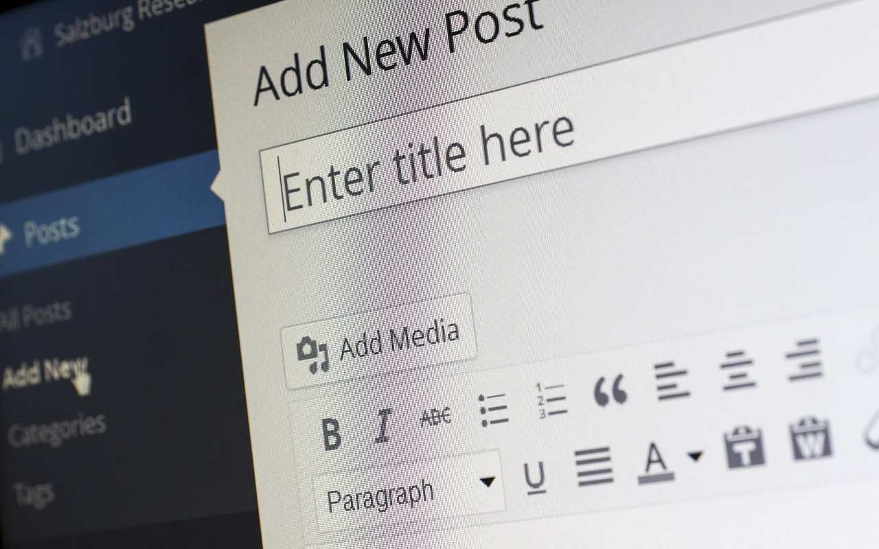 Wordpress kontrolna tabla na ekranu